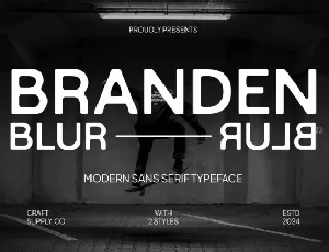 Branden Blur font