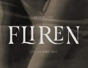 Fliren font