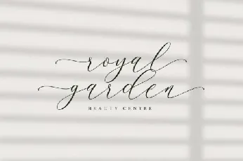 Larosa Modern Calligraphy font