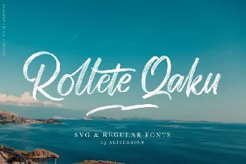 Rollete Qaku font