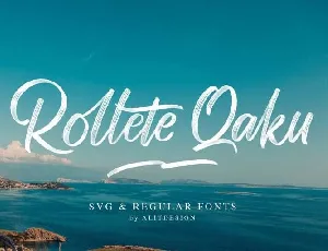 Rollete Qaku font