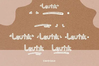 Leutik Demo font