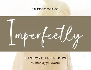 Imperfectly font