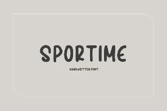 SPORTIME font