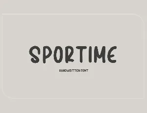 SPORTIME font