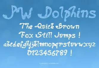 PWDolphins font