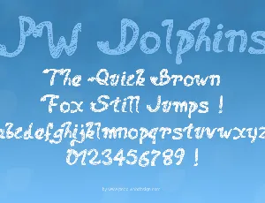 PWDolphins font