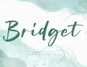 Bridget – Modern Script font