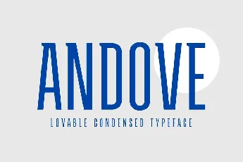 Andove Family font