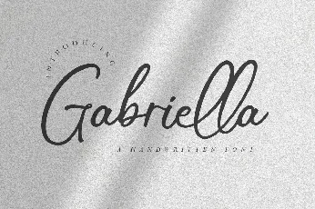 Gabriella Typeface font