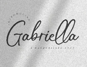 Gabriella Typeface font