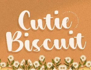 Cutie Biscuit Script font