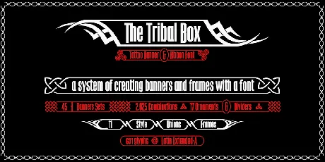 The Tribal Box font