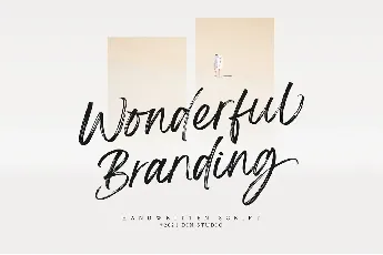 Wonderful Branding font