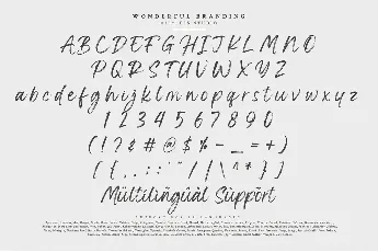 Wonderful Branding font