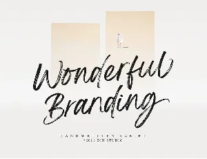 Wonderful Branding font