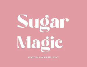 Sugar Magic font