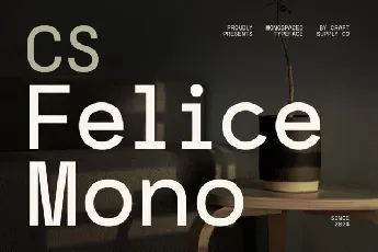 CS Felice Mono font