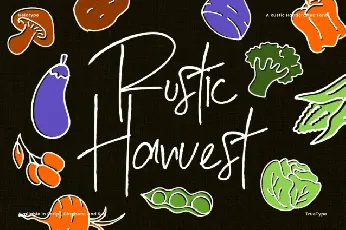 Rustic Harvest font