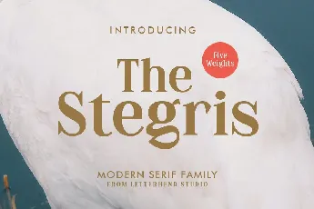 The Stegris Serif Family font