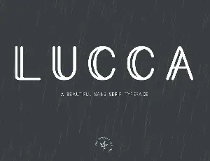 Lucca Free font