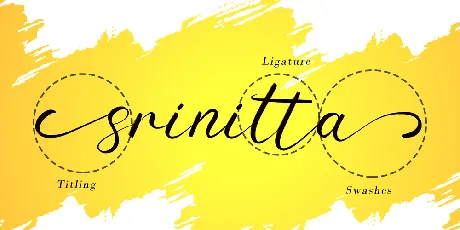 Srinita Script font