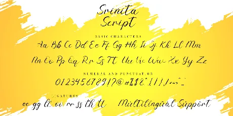 Srinita Script font