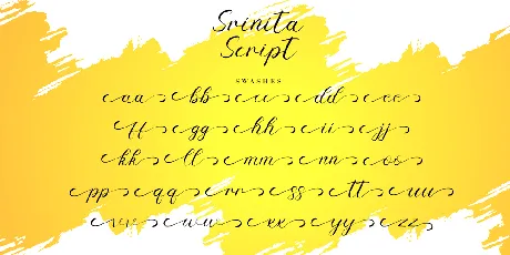 Srinita Script font