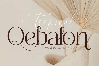 Tropical Qebalon Duo font