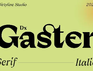 Dx Gaster font