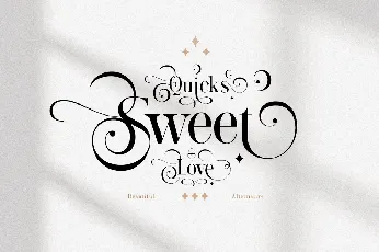 Quicks Sweet Love font