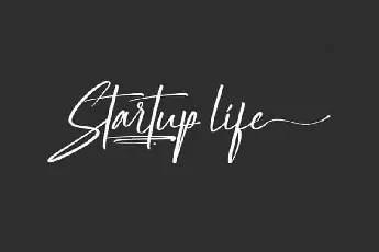 Startup Life Script font