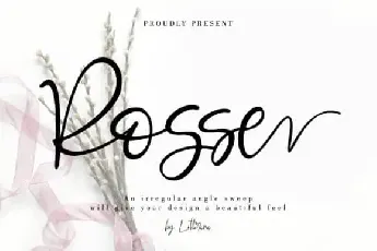 Rosse Script font