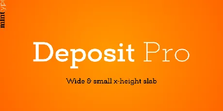 Deposit Pro Family font