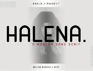 Halena font