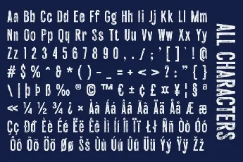 Galber Stamp font