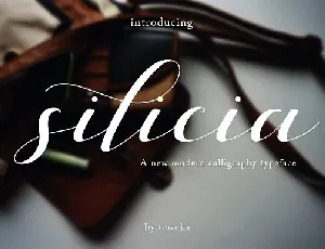 Silicia Script Free font