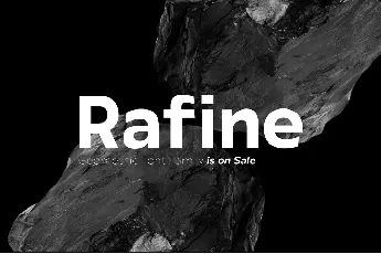 Rafine Family font