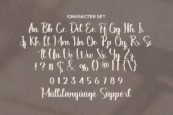 Anthonyela Demo font