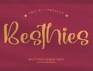 Besthies â€“ Beautiful Script font