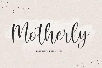 Motherly font