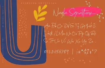 Nayla Signattures font