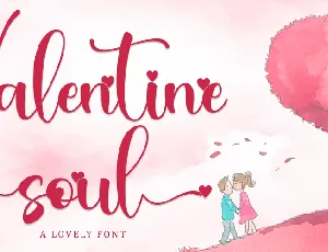 Valentine Soul - Personal Use font