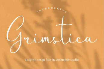 Grimstica font