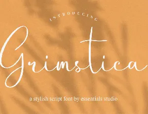 Grimstica font