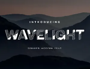 Wavelight font