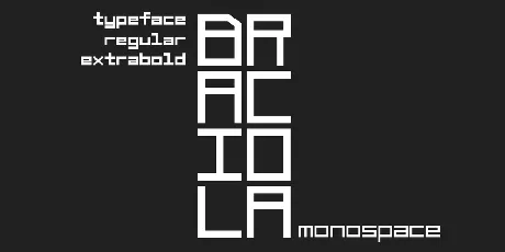 Braciola MS font