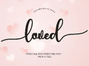 loved font