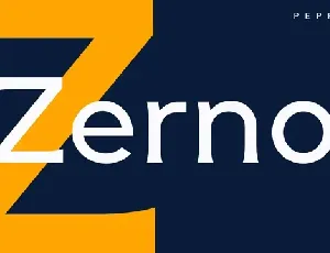 Zerno font