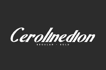 Cerolinedion font